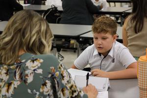 Christiana Elementary School recently hosted interviews for its fifth-grade students ahead of their trip to JA BizTown.