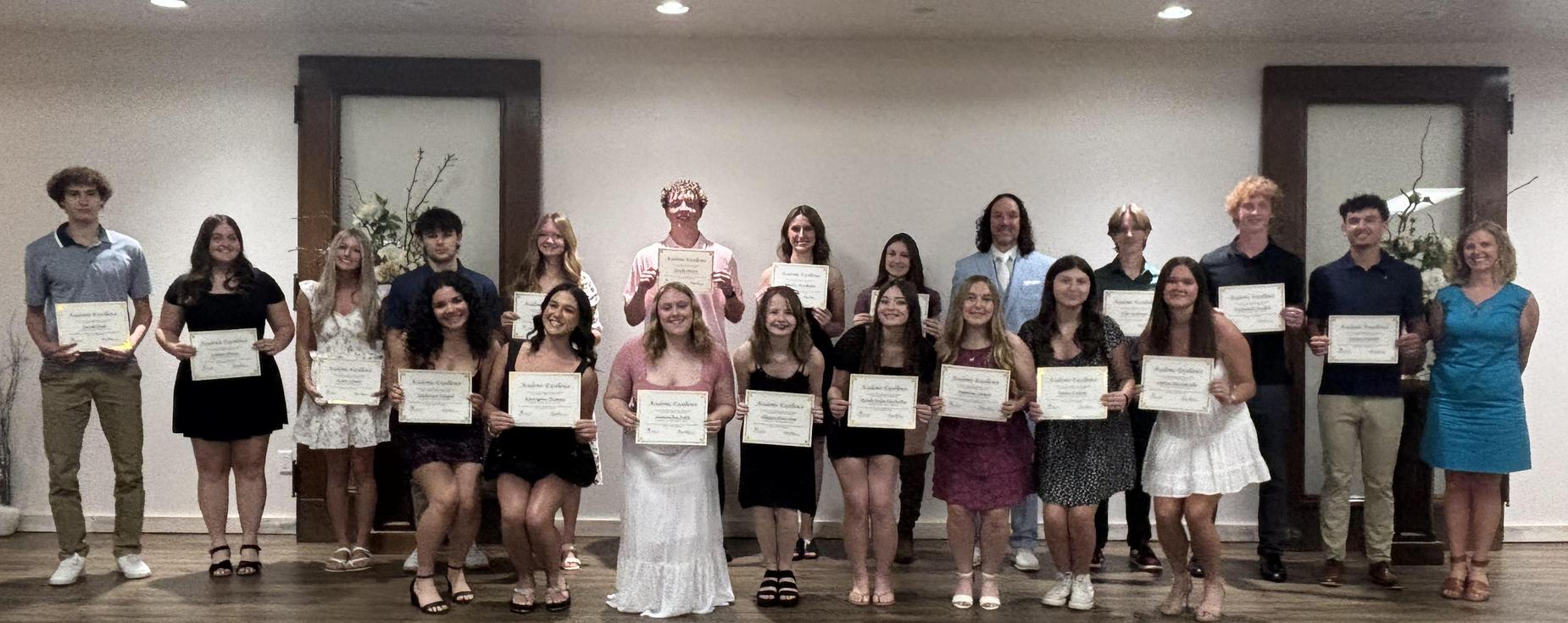 2026 Honor's Banquet junior award winners