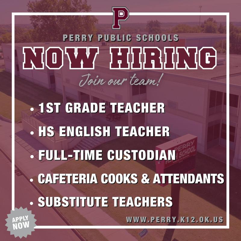 Perry Public Schools Teaching Jobs Open