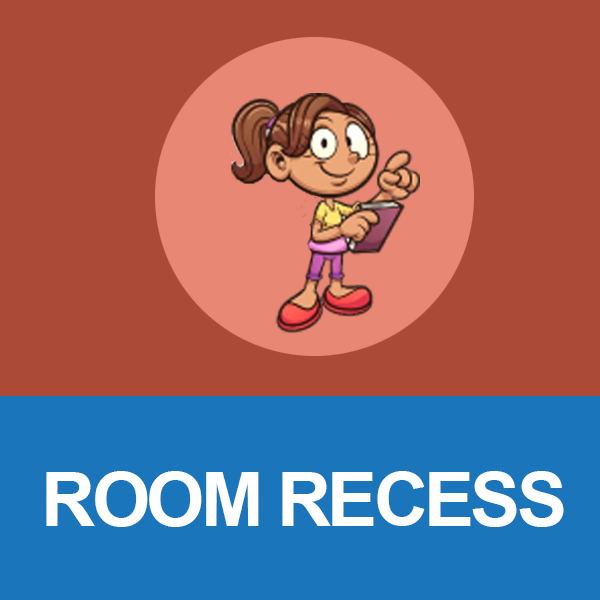 Room Recess character with book