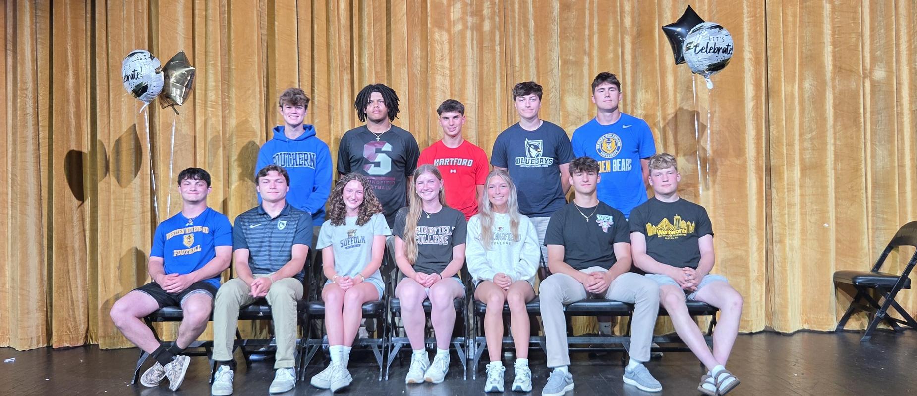 13 seniors going on to play sports at the college level