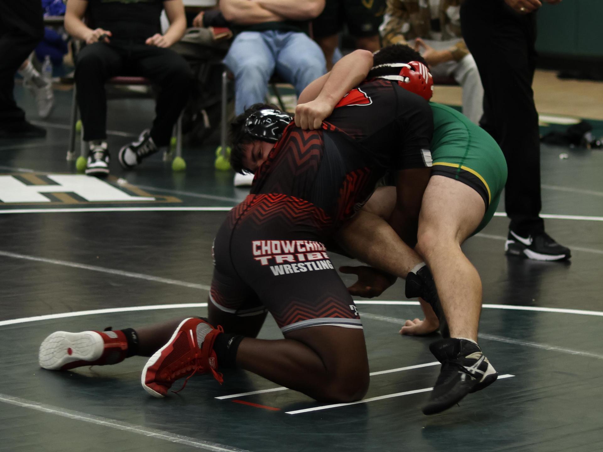 boys wrestling at liberty duals
