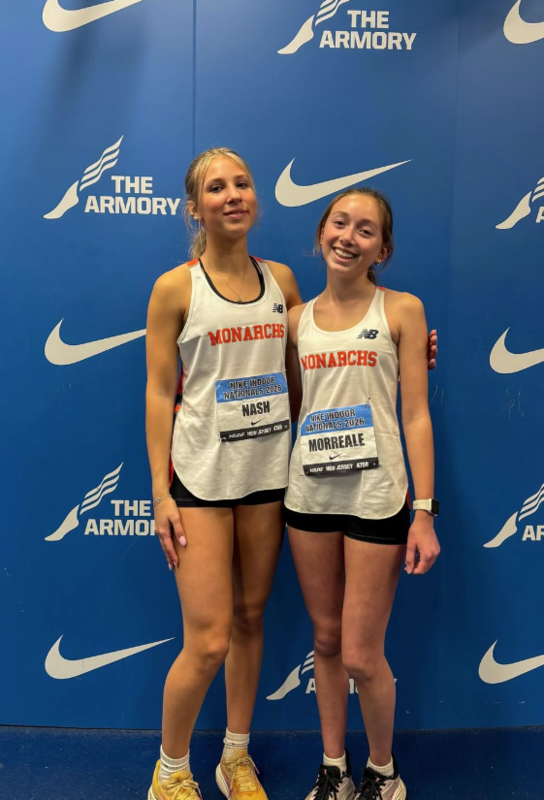 Trinity Hall Freshmen Lexi Morreale and Sadie Nash Compete at Nike Indoor Nationals | Monarch Media