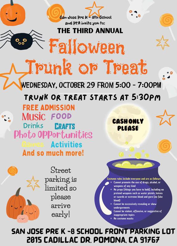 3rd Annual Falloween Trunk or Treat