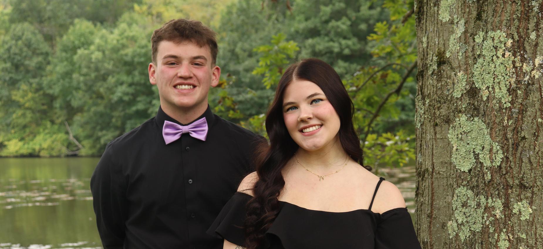 Homecoming Court: Emma Bosin escorted by Steven Senjan