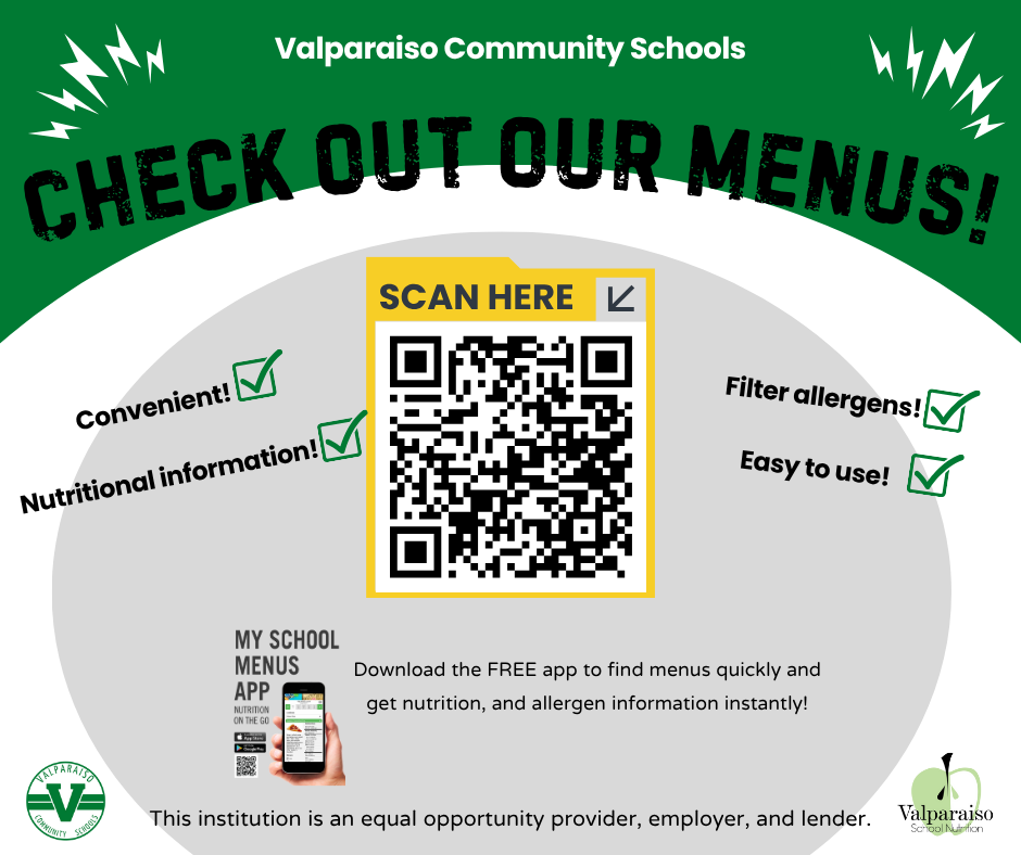 Check out our menus!