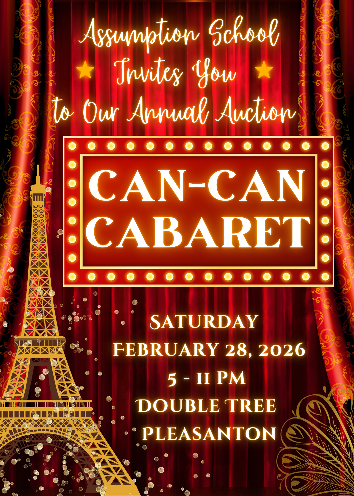 can-can cabaret auction