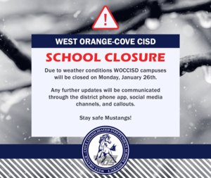 school closure monday january 26th