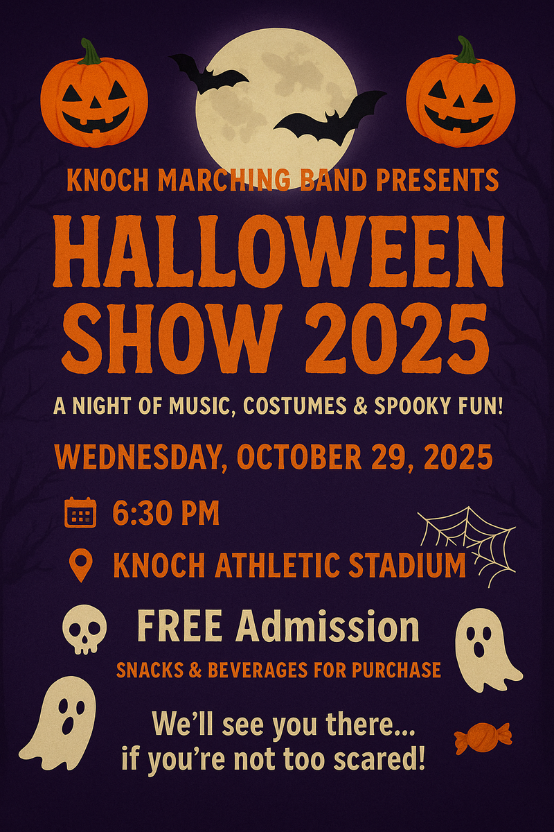 png file of flyer advertising band event