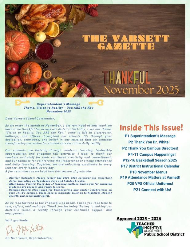 The Varnett Gazette - November 2025