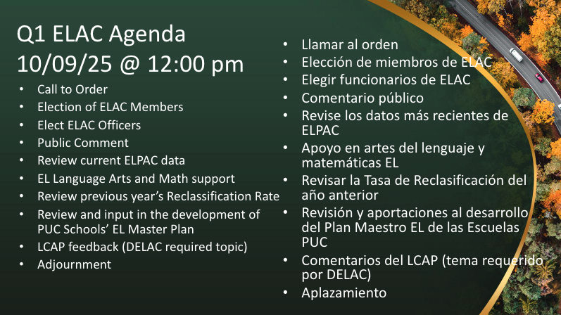 ELAC Meeting