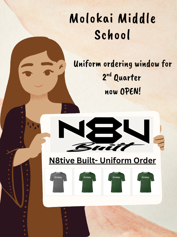 Molokai Middle School Uniform Ordering Window