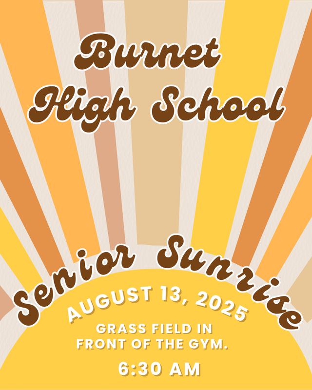Senior Sunrise Wednesday, August 13 @ 6:30 Featured Photo