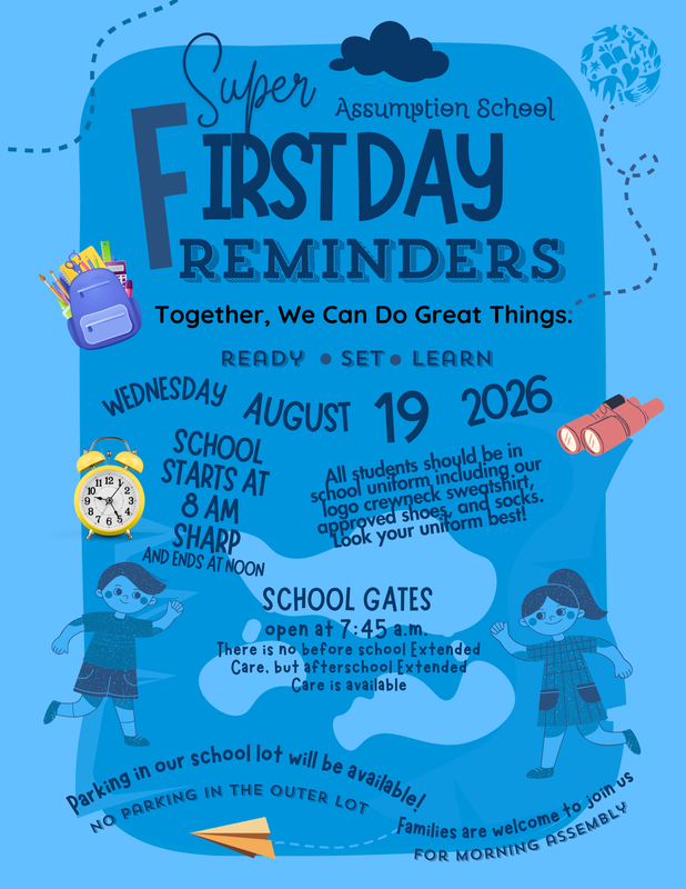 First day reminders
