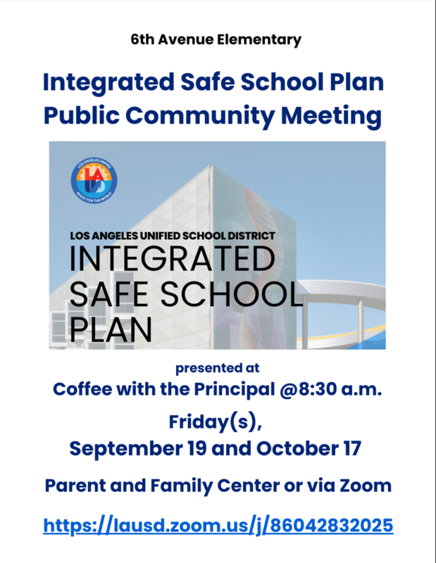 Presented at Coffee with the Principal