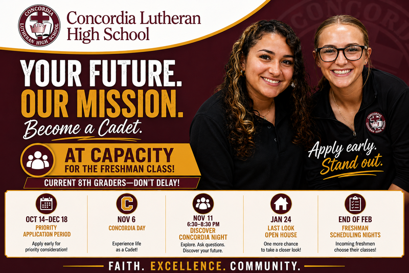 Thinking About Concordia for High School? Start Early for the Class of 2031! Featured Photo