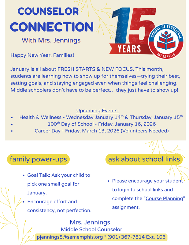 Counselor Newsletter January 2026