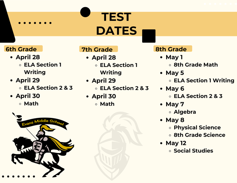 GMAS Testing Dates