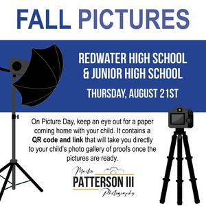 On Picture Day, keep an eye out for a paper coming home with your child. It contains a QR code and link that will take you directly to your child's photo gallery of proofs once the pictures are ready.