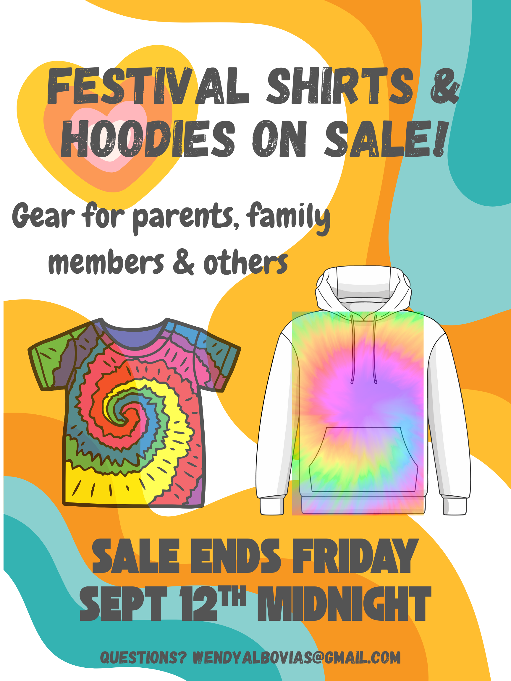 festival shirt sales