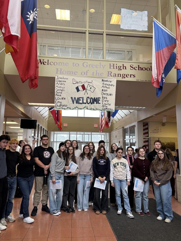 welcome exchange students from France