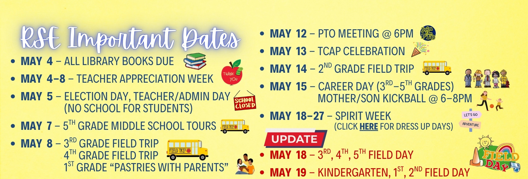 May Dates