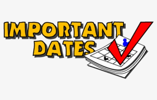 Important Dates Featured Photo