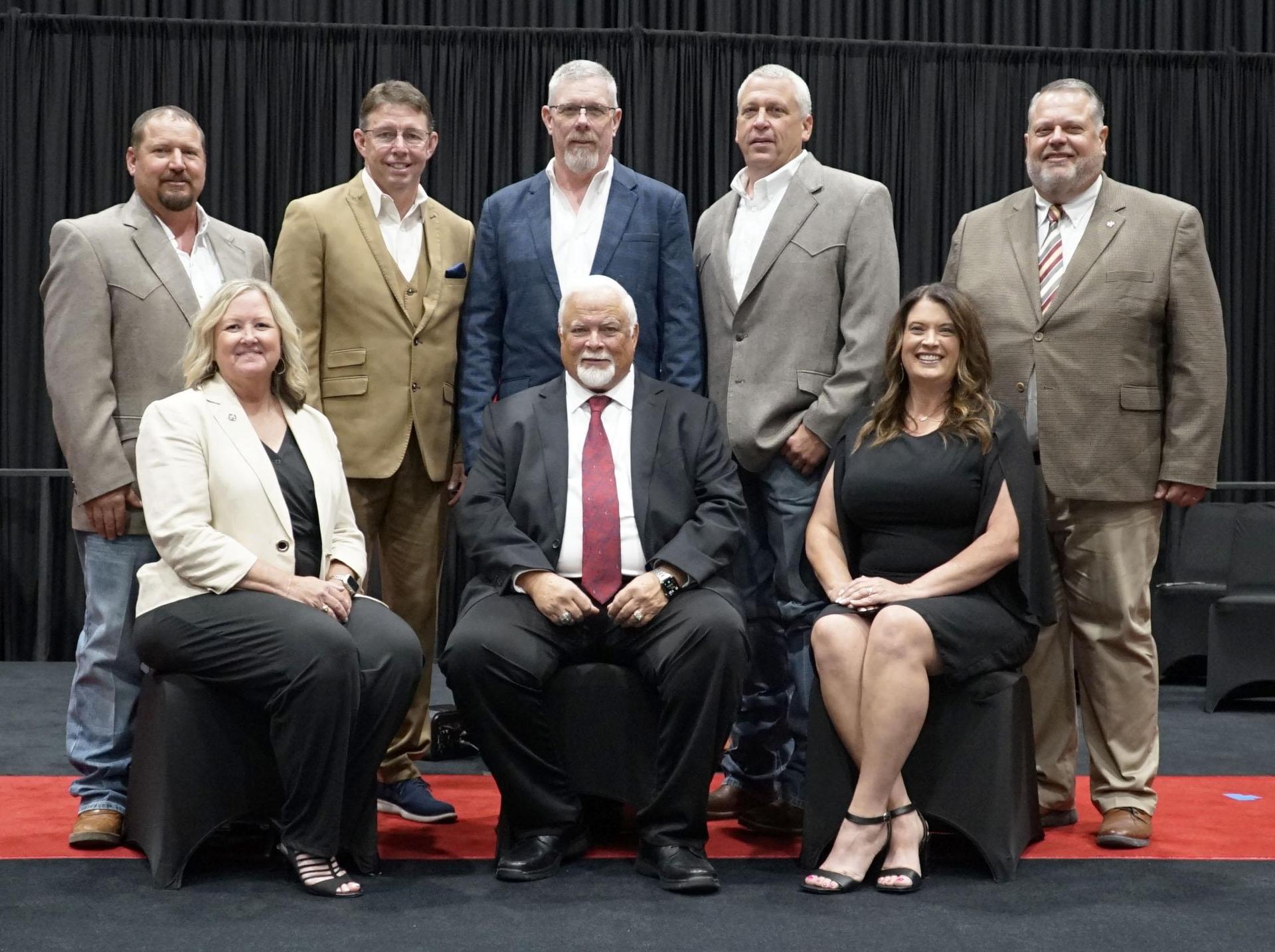 Picture of the School Board and Superintendent