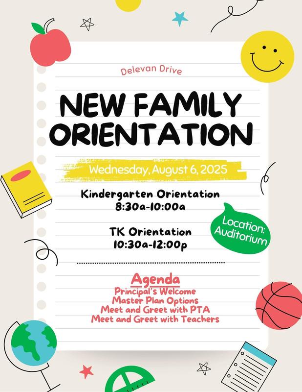 August 6, 2025: Kindergarten and TK Orientation Featured Photo