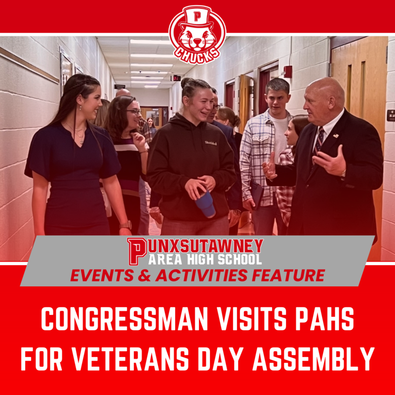 Congressman Visits PAHS