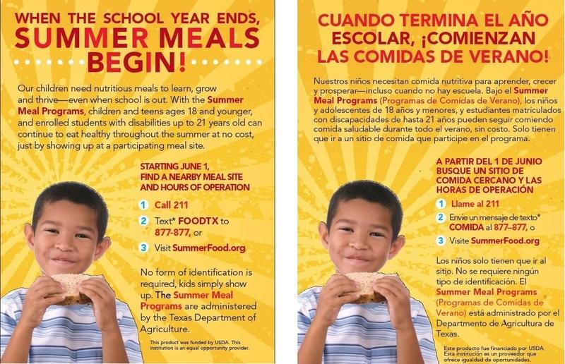 Summer Meals Begin Featured Photo