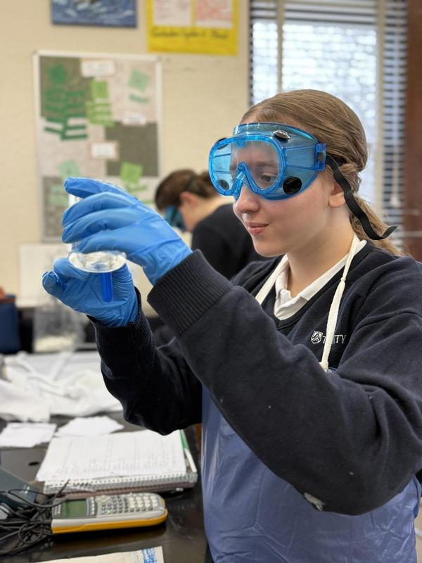 girl in science