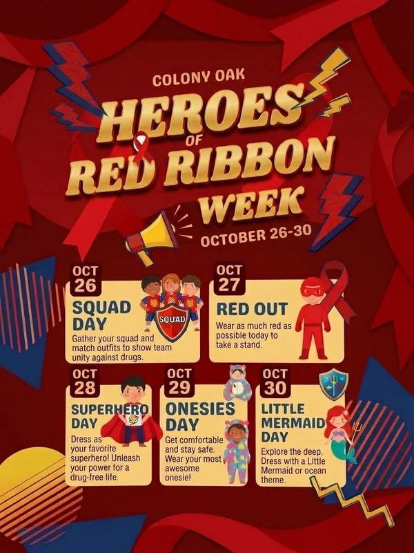 Red Ribbon Week 10/26-10/30/26