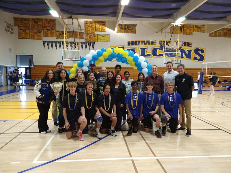 Senior Night 2023 Boys Volleyball Season Foothill High School