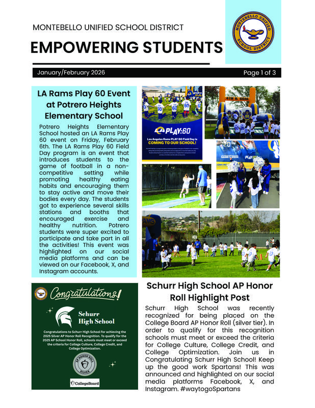 Empowering Students flyer first page
