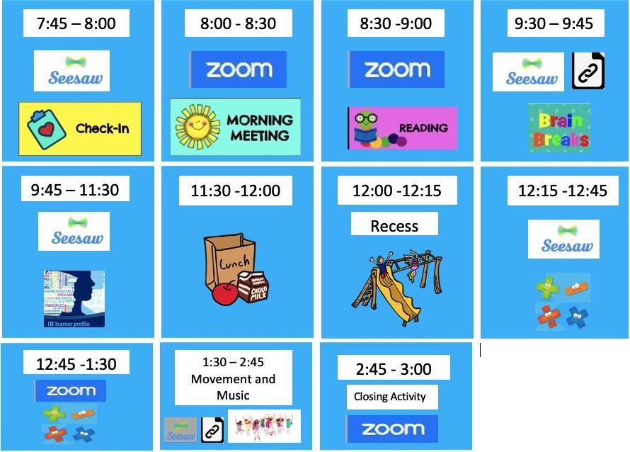 Virtual Classroom Schedule/Horario de Aula Virtual | Sam Houston Virtual Classroom Schedule/Horario de Aula Virtual | Sam Houston