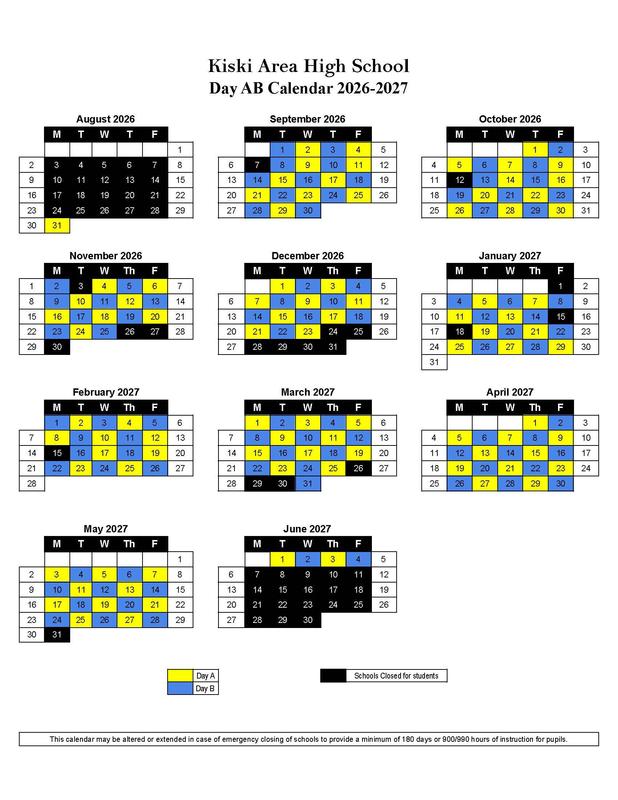 Day A/B Schedule 26-27 Featured Photo