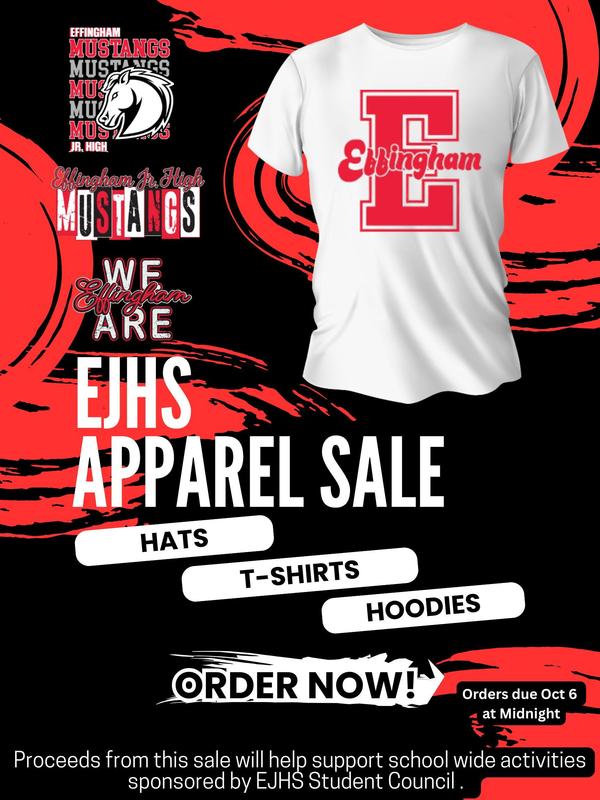 EJHS Apparel Store poster
