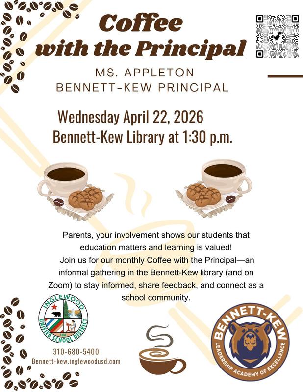 Coffee with the Principal, a welcoming and informal space to connect,