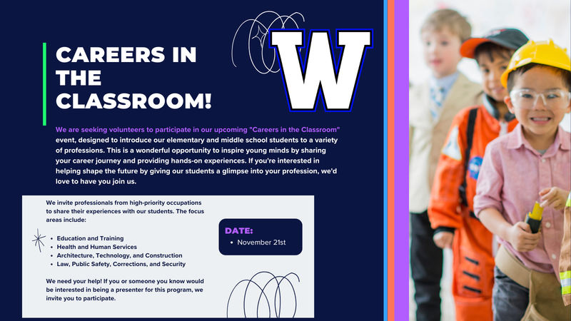 Careers in the Classroom graphic