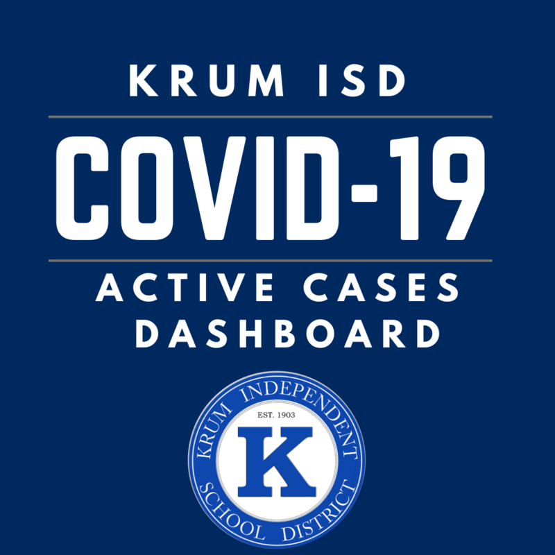 Krum ISD Active COVID-19 Cases Dashboard Featured Photo