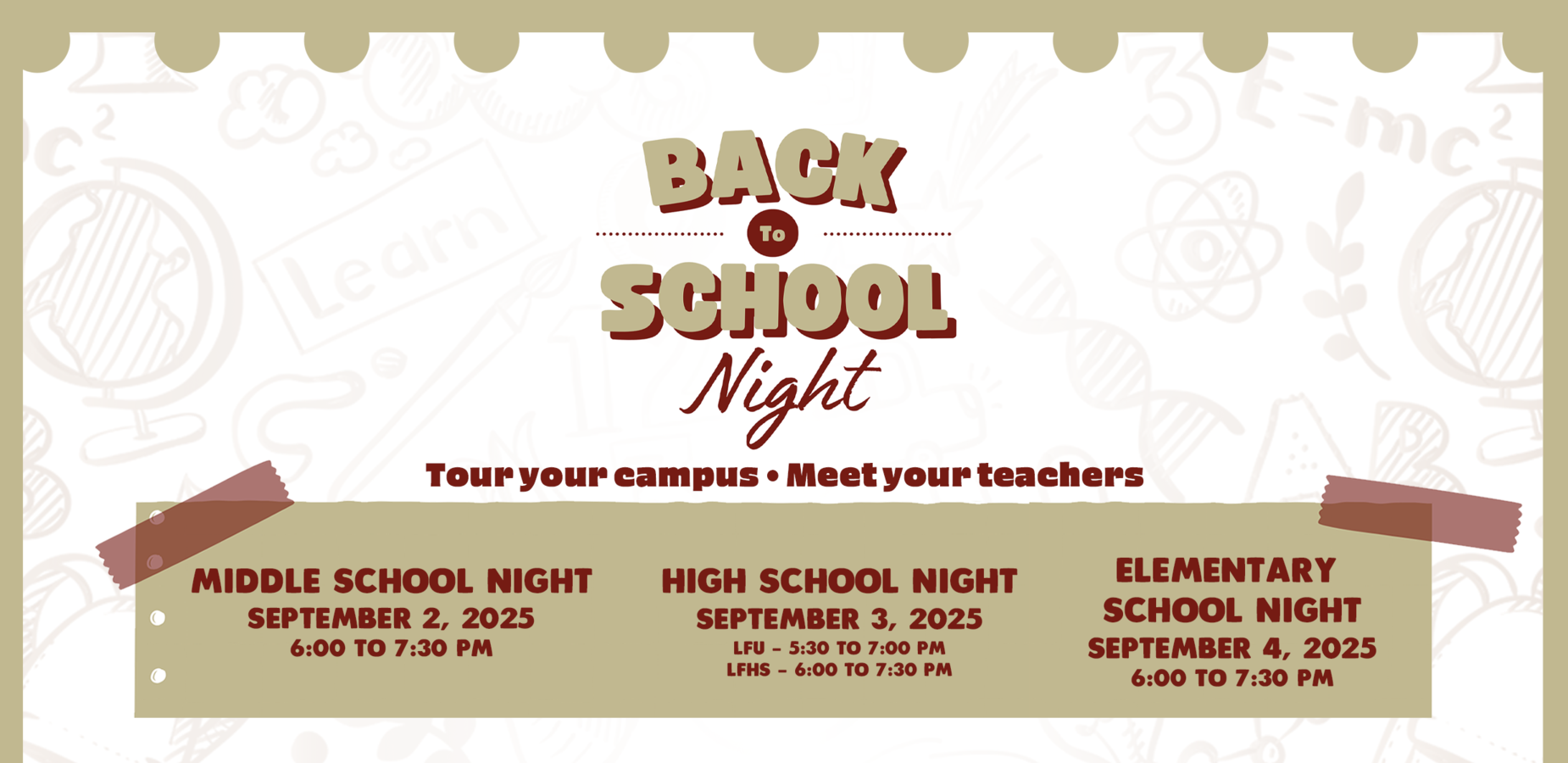 Back to School Night