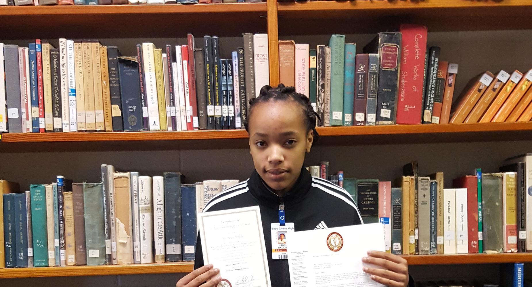 Jakel Brooks was nominated for the National Academy of Future Physicians and Medical Scientists Award of Excellence.