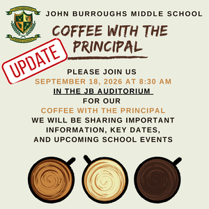 Coffee with the Principal in AUD Friday, September 18
