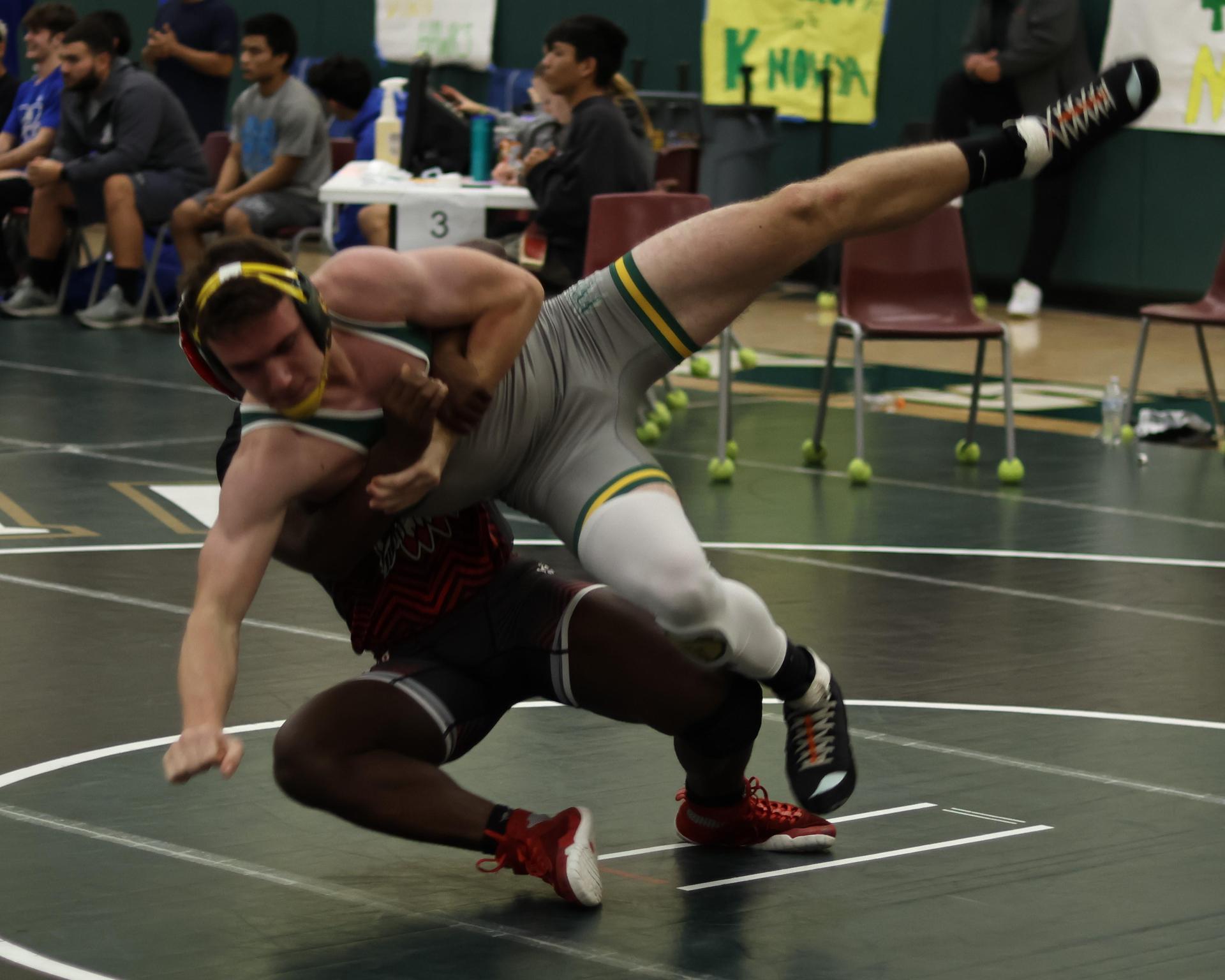 boys wrestling at liberty duals