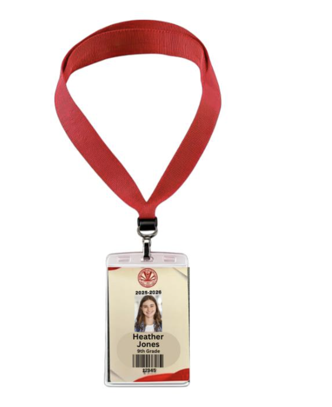 Student lanyard artwork