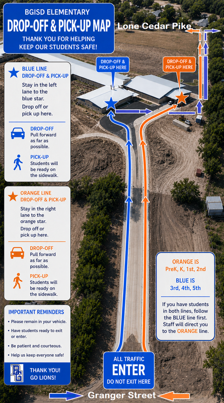 BGISD Elementary Drop-Off & Pick-Up Update Featured Photo