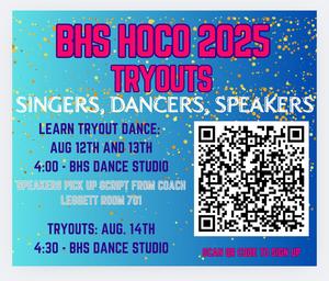 homecoming tryouts