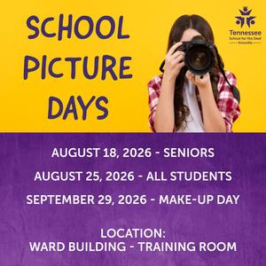 TSD Knoxville's picture day information