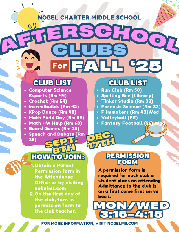 Afterschool Clubs - Fall 2025 Featured Photo
